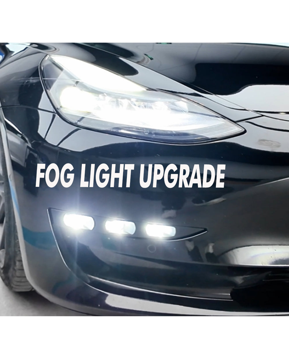 Auxbeam LED Fog Light Assembly for 2021-2024 Tesla Model Y