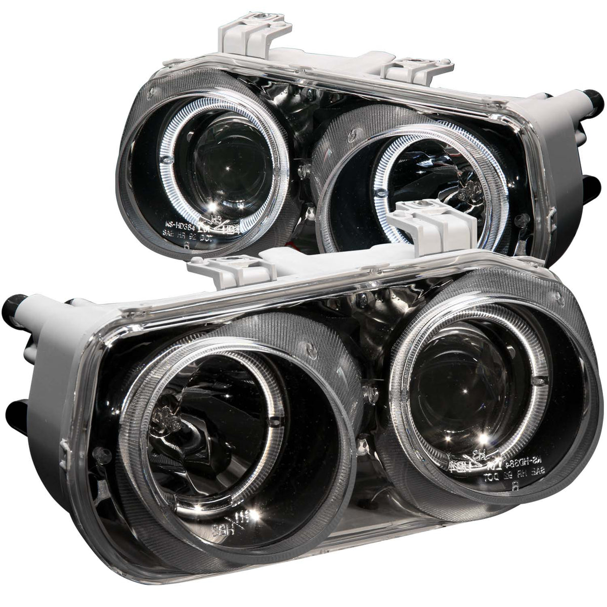 1994-1997 Acura Integra Projector Headlight Set W/Halo