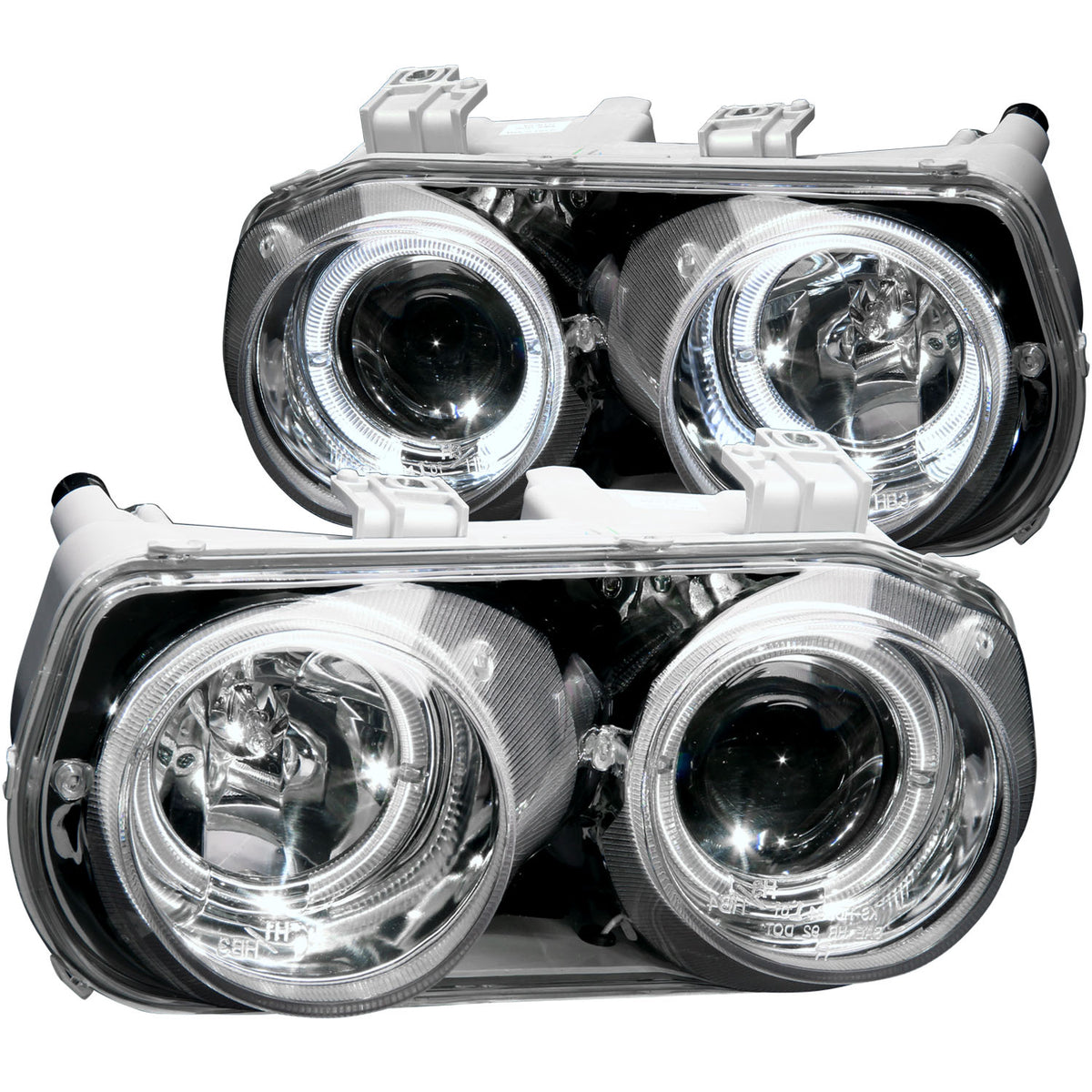1994-1997 Acura Integra Projector Headlight Set W/Halo