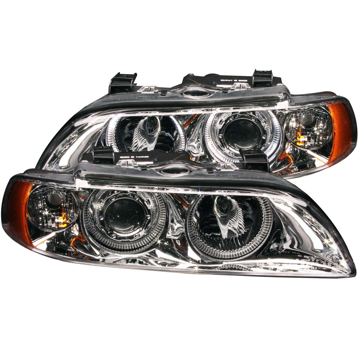 2001 BMW 525i / 1997-2000 BMW 528i / 2001 BMW 530i Projector Headlight Set W/Halo