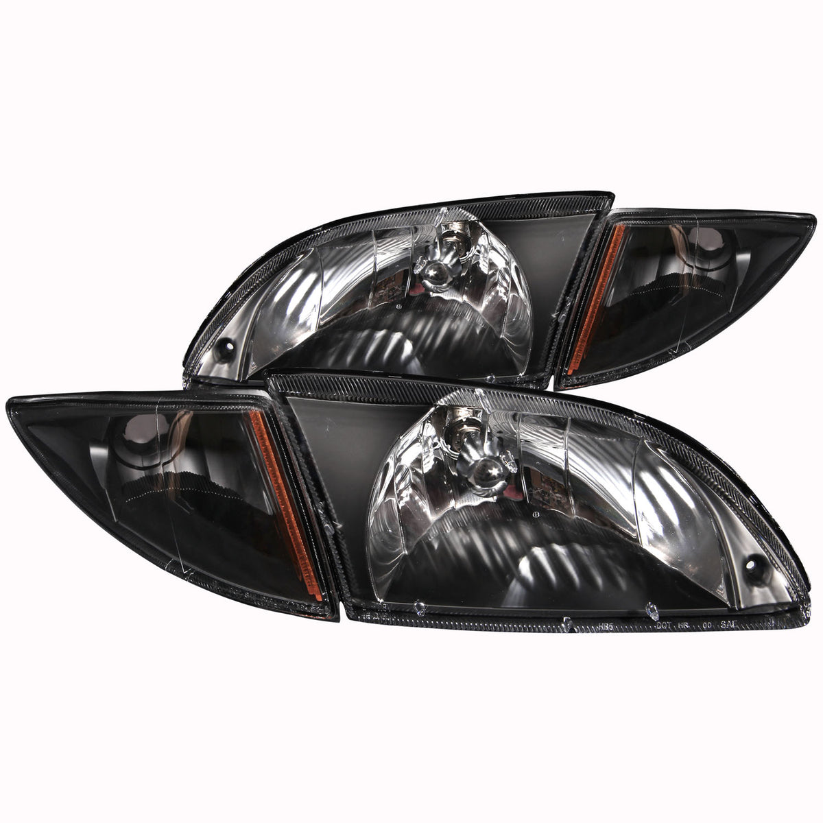 2000-2002 Chevrolet Cavalier Crystal Headlight Set