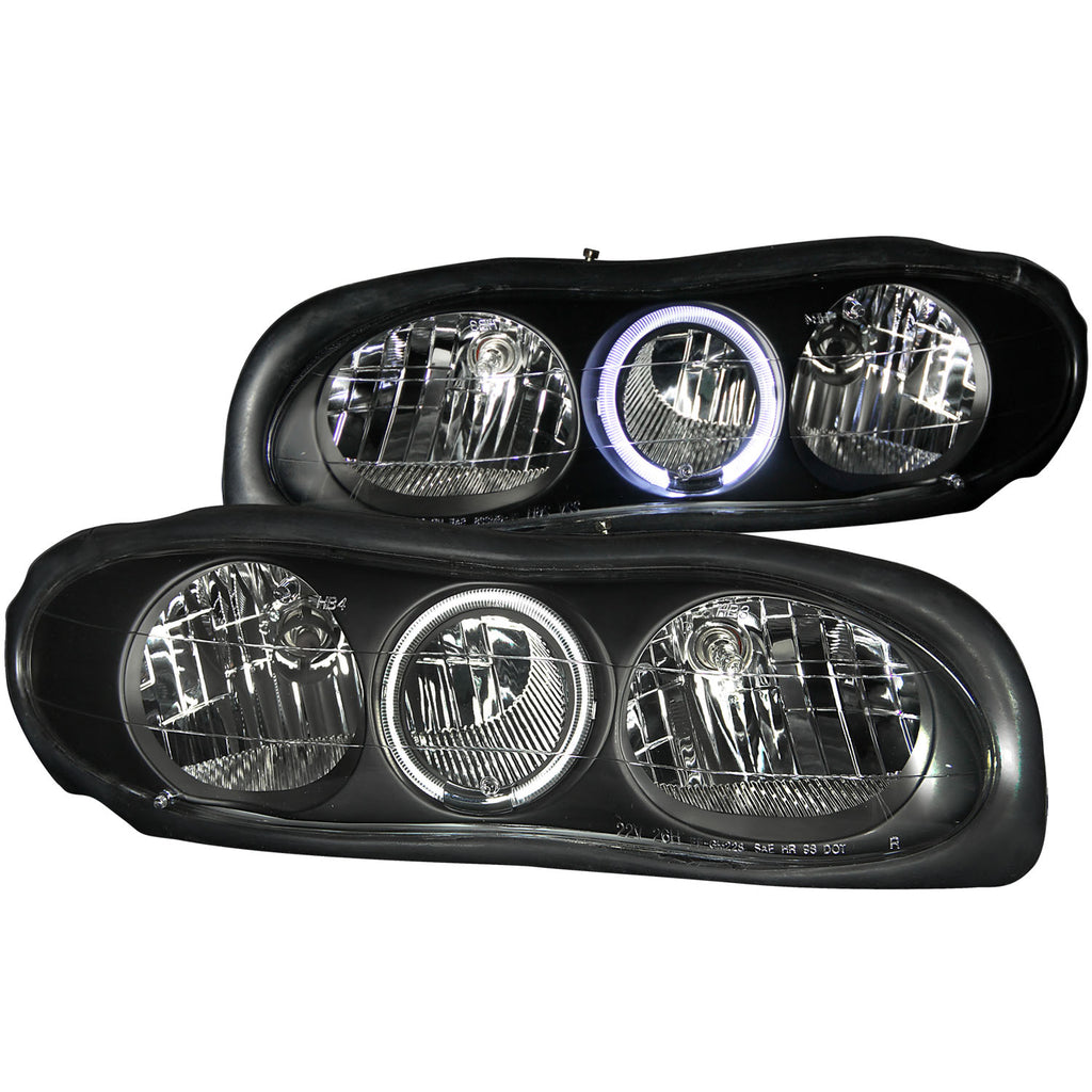 1998-2002 Chevrolet Camaro Crystal Headlight Set W/Halo