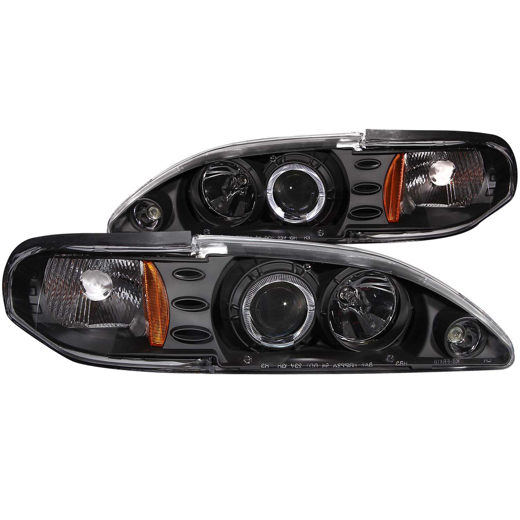 1994-1998 Ford Mustang Projector Headlight Set W/Halo