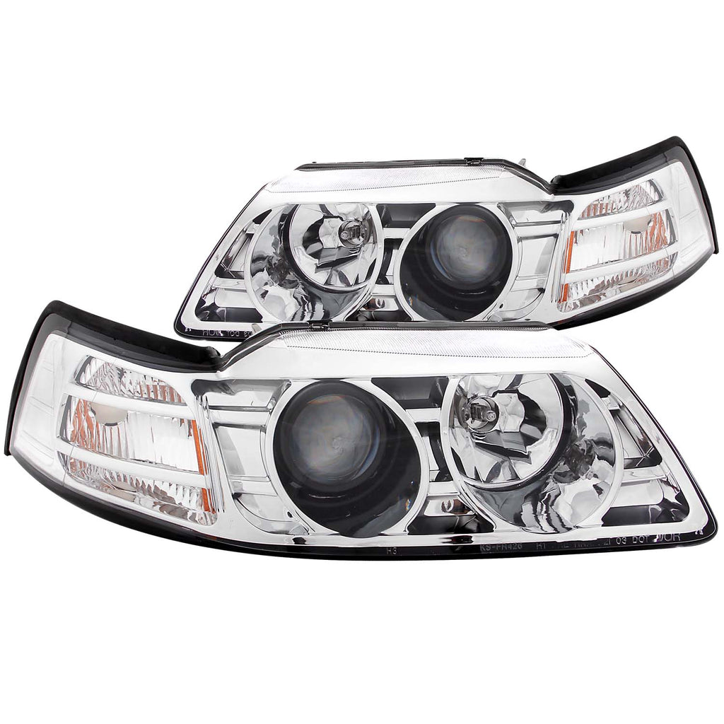 1999-2004 Ford Mustang Projector Headlight Set