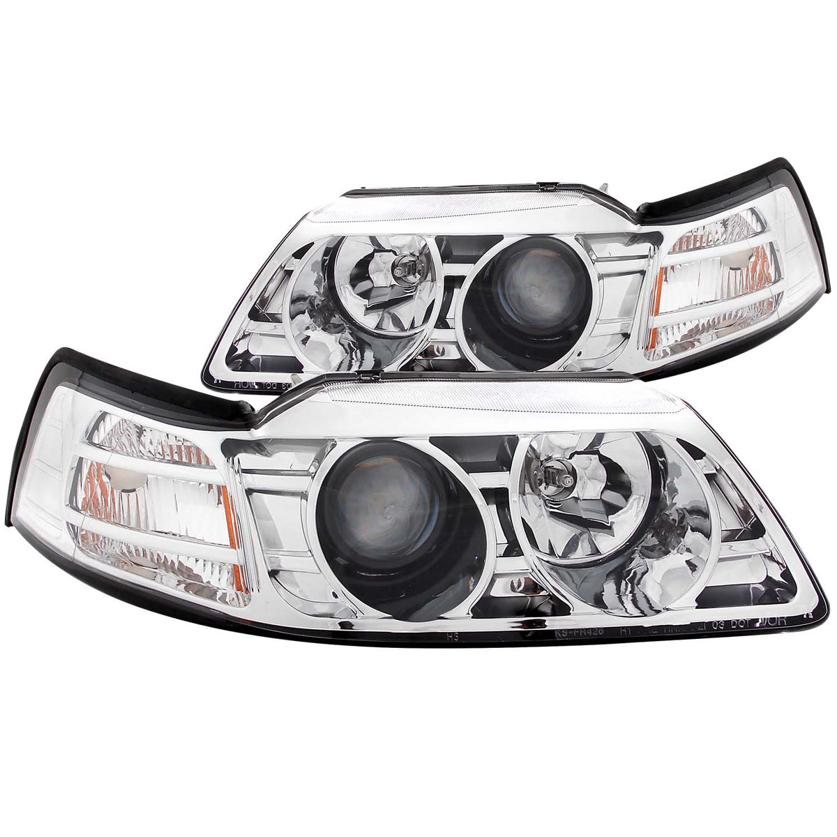 1999-2004 Ford Mustang Projector Headlight Set