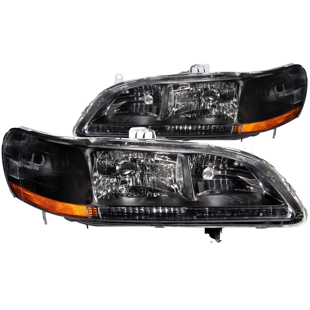1998-2002 Honda Accord Crystal Headlight Set