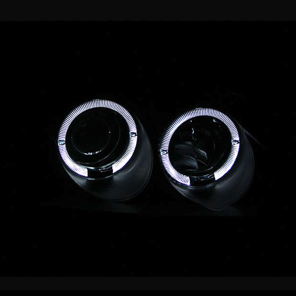 2001-2003 Honda Civic Projector Headlight Set W/Halo