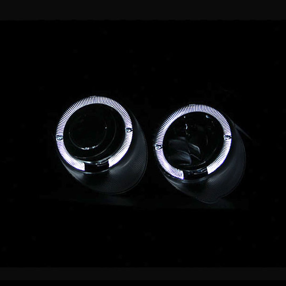 2001-2003 Honda Civic Projector Headlight Set W/Halo