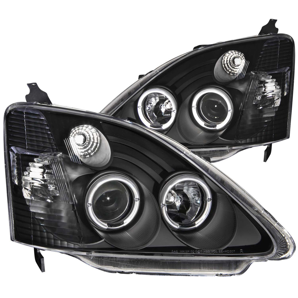 2002-2004 Honda Civic Projector Headlight Set W/Halo