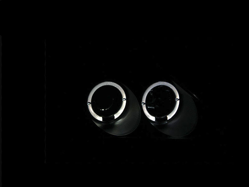 2002-2004 Honda Civic Projector Headlight Set W/Halo