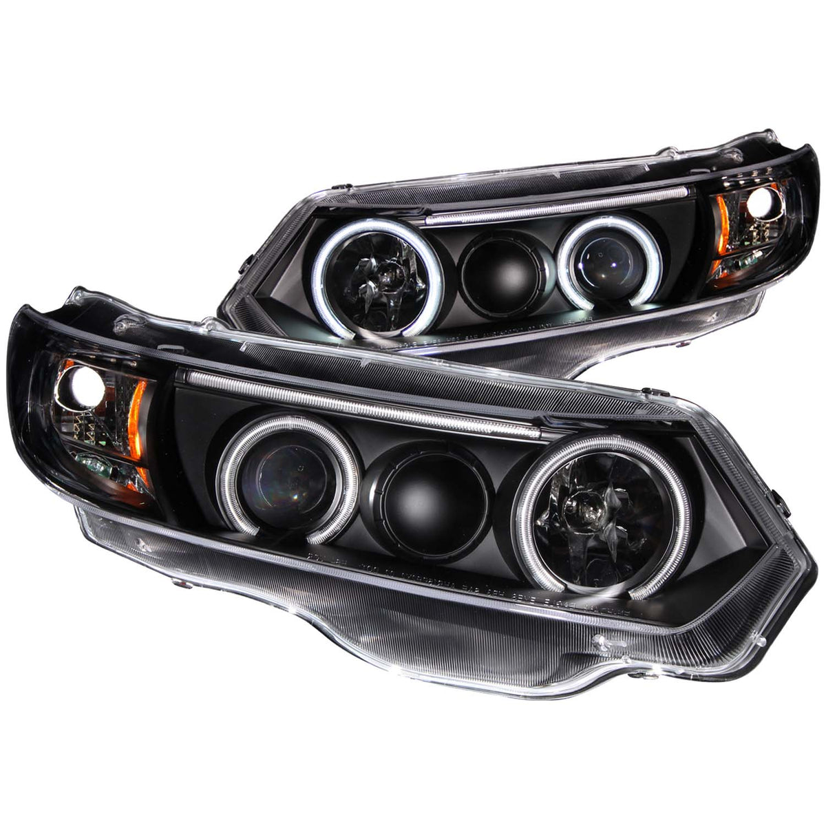 2006-2011 Honda Civic Projector Headlight Set W/Halo