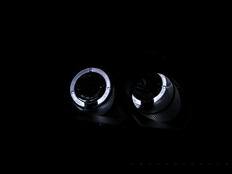 1996-1998 Honda Civic Projector Headlight Set W/Halo