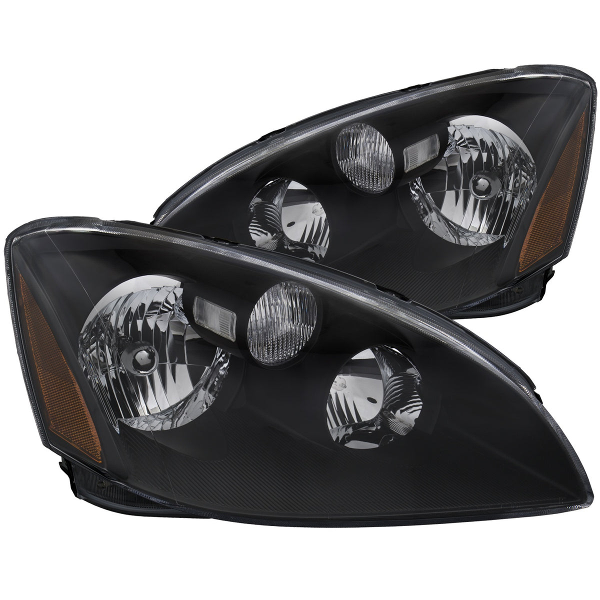 2002-2004 Nissan Altima Crystal Headlight Set