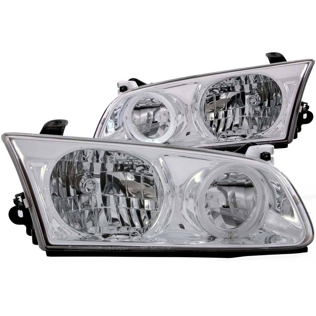 2000-2001 Toyota Camry Crystal Headlight Set W/Halo