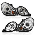 1998-2005 Lexus GS300 / 1998-2000 Lexus GS400 / 2001-2005 Lexus GS430 Projector Headlight Set W/Halo