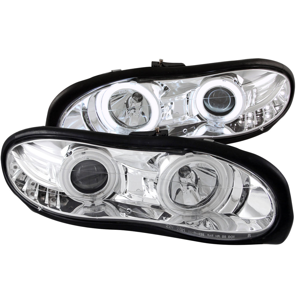 1998-2002 Chevrolet Camaro Projector Headlight Set W/Halo