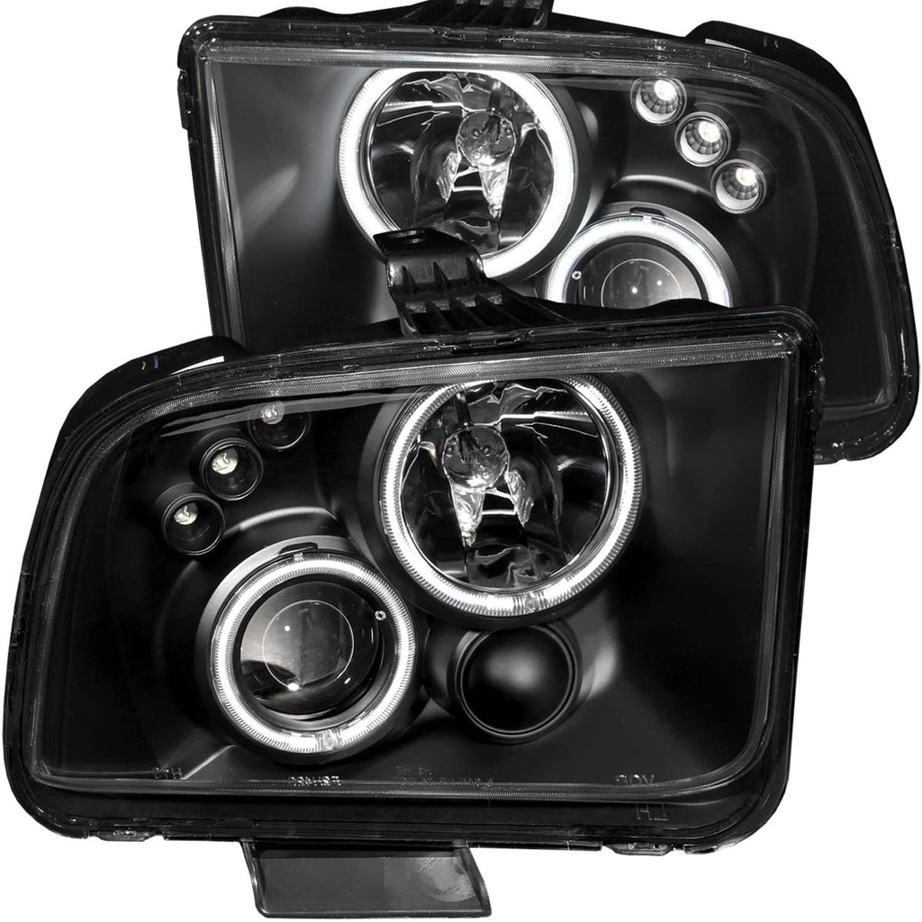 2005-2009 Ford Mustang Projector Headlight Set W/Halo