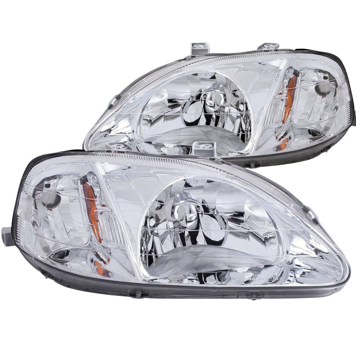 1999-2000 Honda Civic Crystal Headlight Set