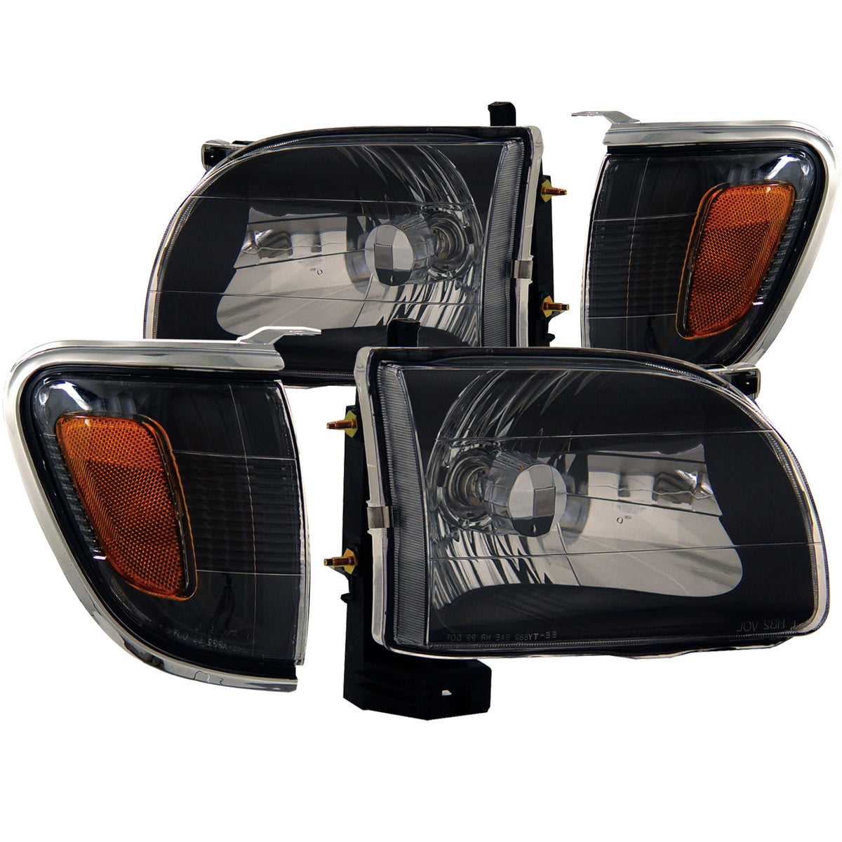 2001-2004 Toyota Tacoma Crystal Headlight Set