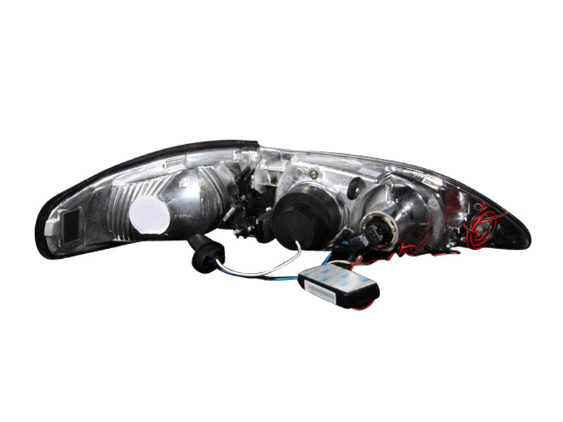 1994-1998 Ford Mustang Projector Headlight Set W/Halo