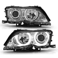 2002-2005 BMW 325i / 2002-2005 BMW 325xi / 2002-2005 BMW 330i Projector Headlight Set W/Halo