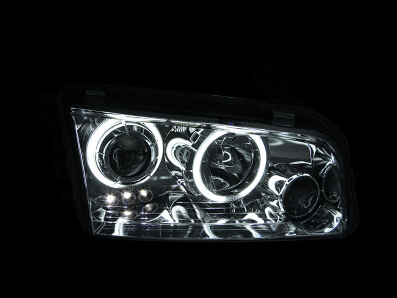 2006-2010 Dodge Charger Projector Headlight Set W/Halo
