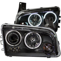 2006-2010 Dodge Charger Projector Headlight Set W/Halo