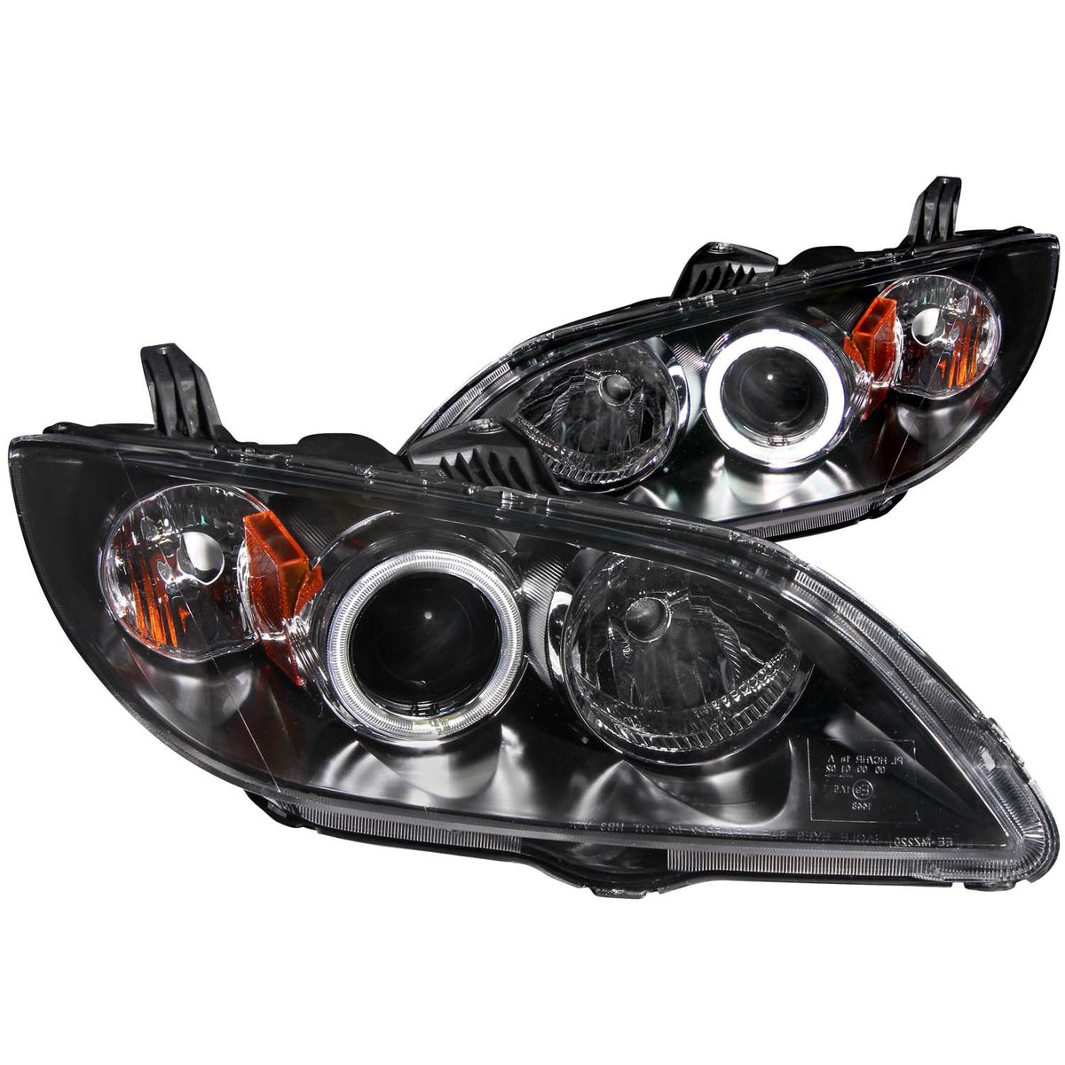 2004-2008 Mazda 3 Projector Headlight Set W/Halo