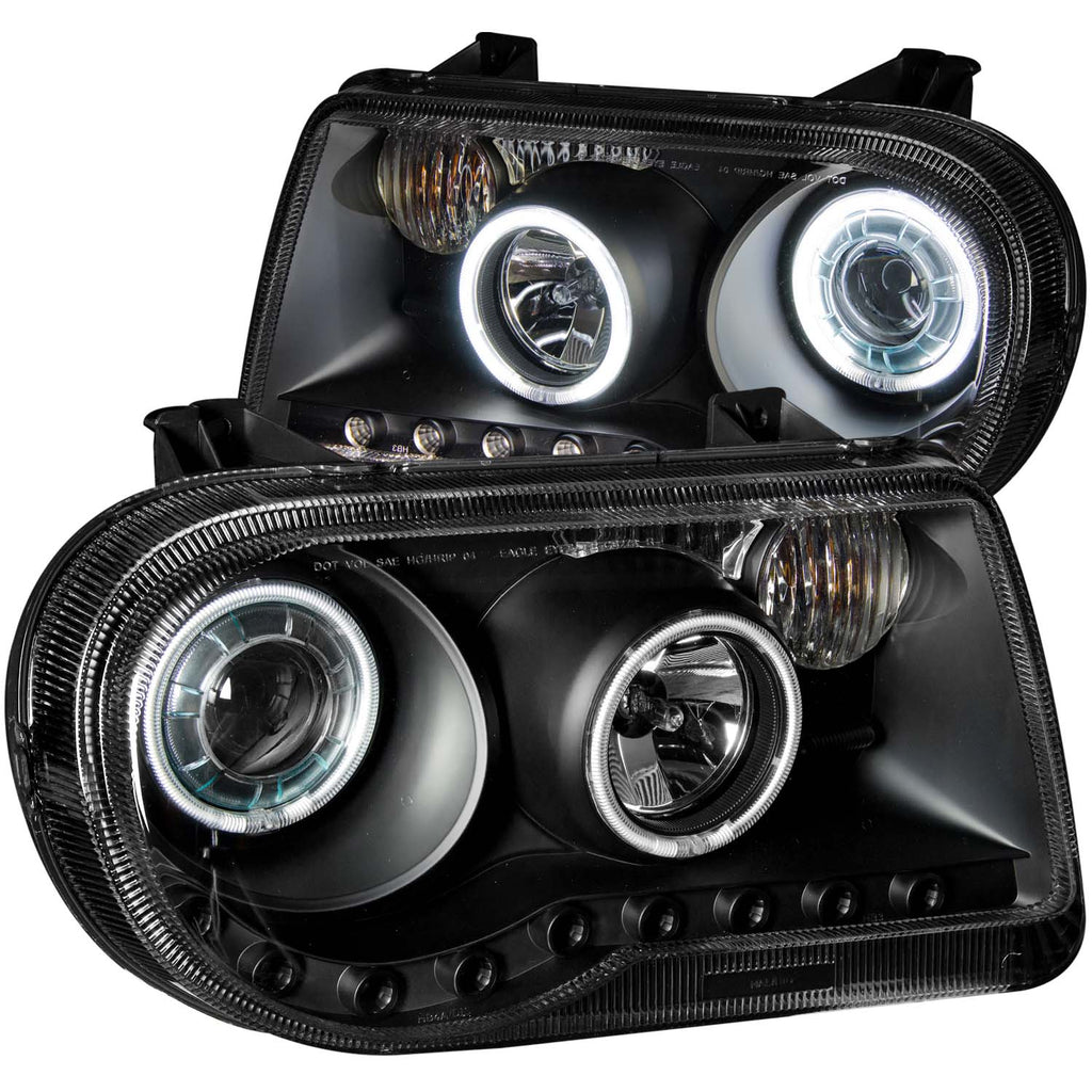 2005-2010 Chrysler 300 Projector Headlight Set W/Halo