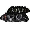 1999-2000 BMW 323i / 2001 BMW 325i / 2001 BMW 325xi Projector Headlight Set W/Halo