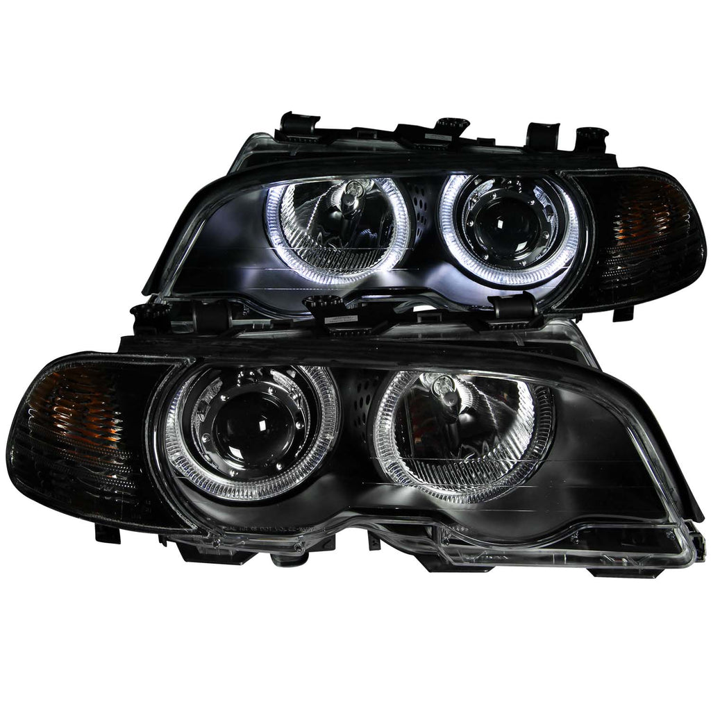 2000 BMW 323Ci / 2001-2003 BMW 325Ci / 2000 BMW 328Ci Projector Headlight Set W/Halo