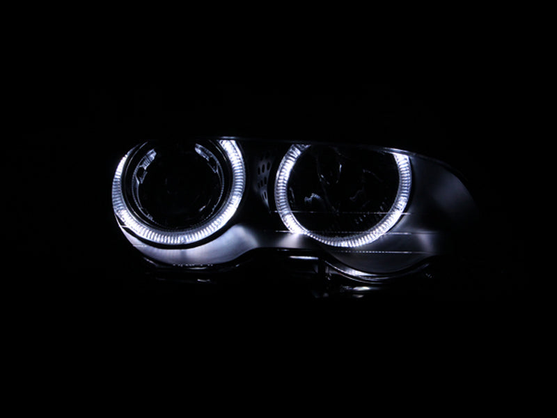 2000 BMW 323Ci / 2001-2003 BMW 325Ci / 2000 BMW 328Ci Projector Headlight Set W/Halo