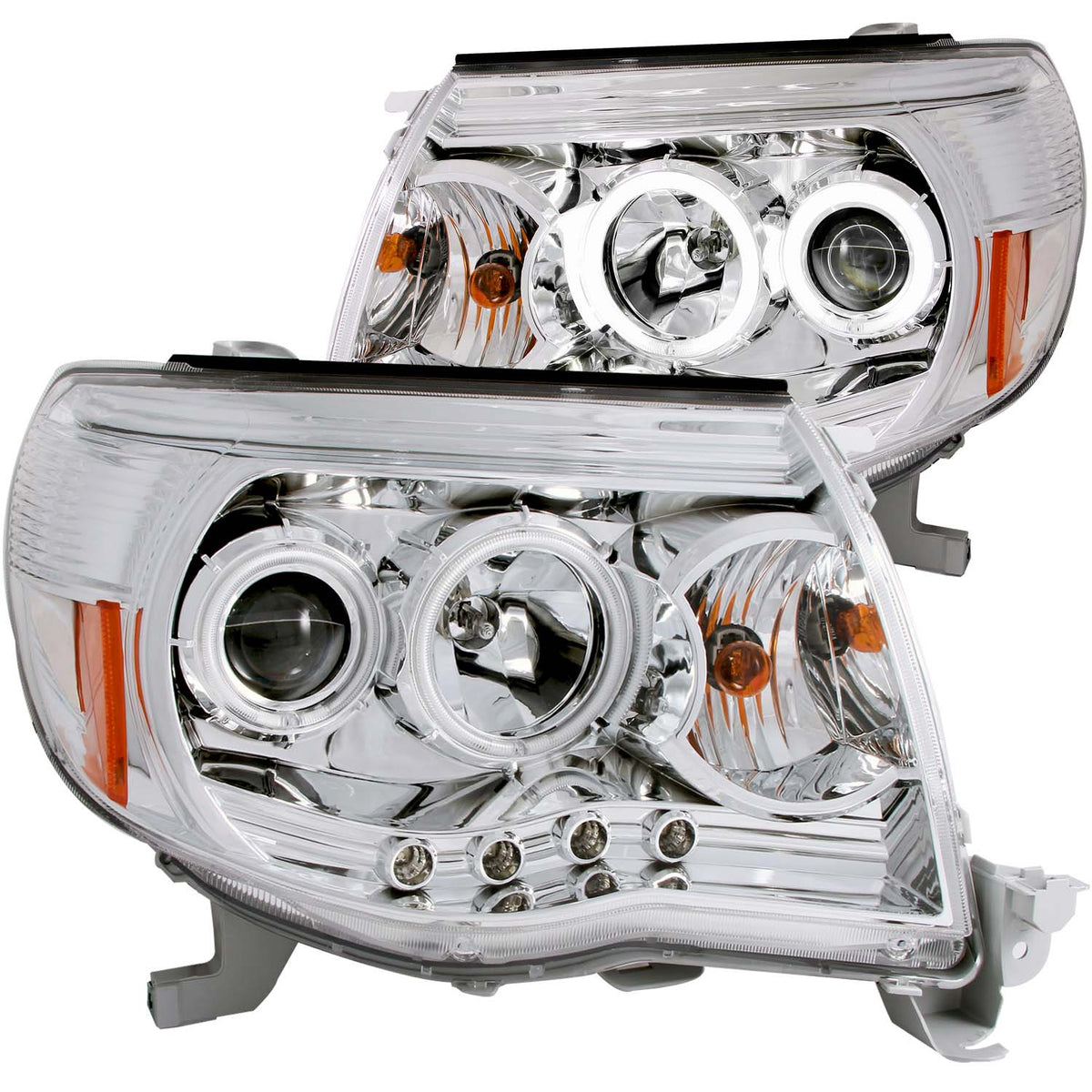 2005-2011 Toyota Tacoma Projector Headlight Set W/Halo