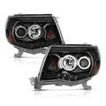 2005-2011 Toyota Tacoma Projector Headlight Set W/Halo