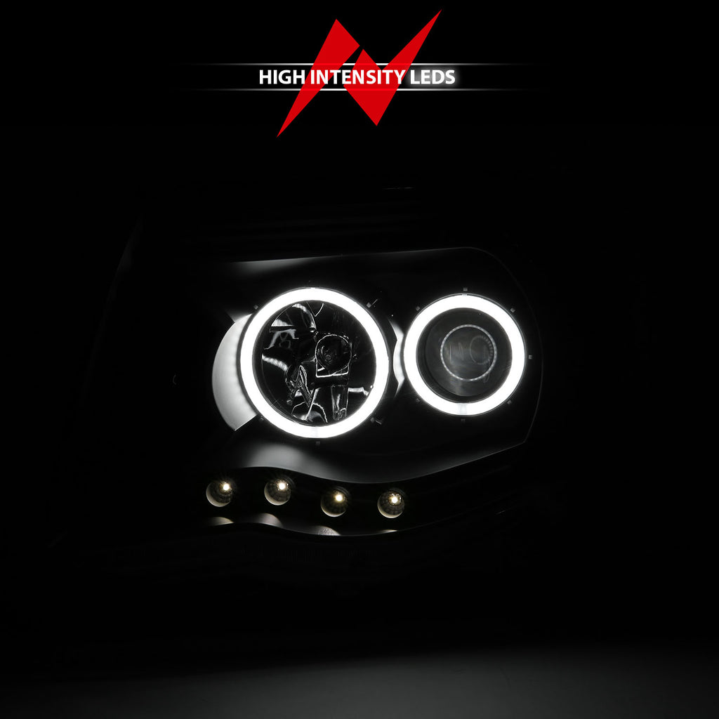 2005-2011 Toyota Tacoma Projector Headlight Set W/Halo