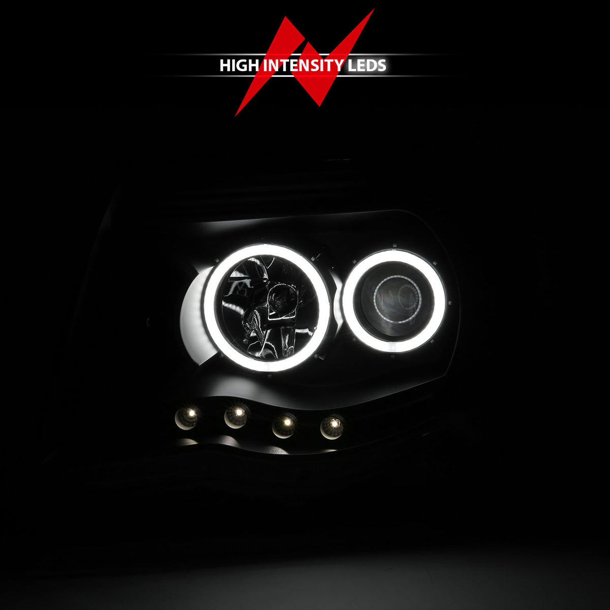 2005-2011 Toyota Tacoma Projector Headlight Set W/Halo