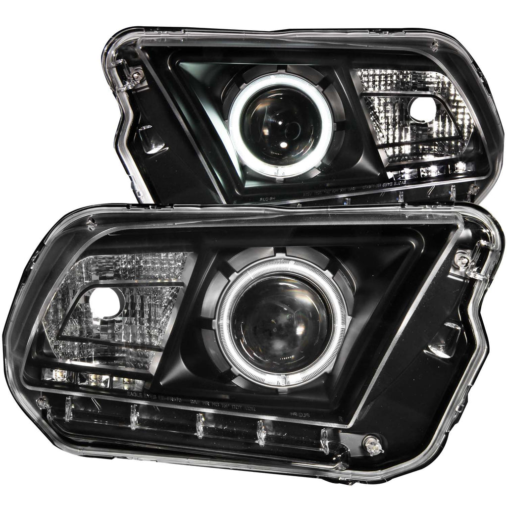2010-2014 Ford Mustang Projector Headlight Set W/Halo