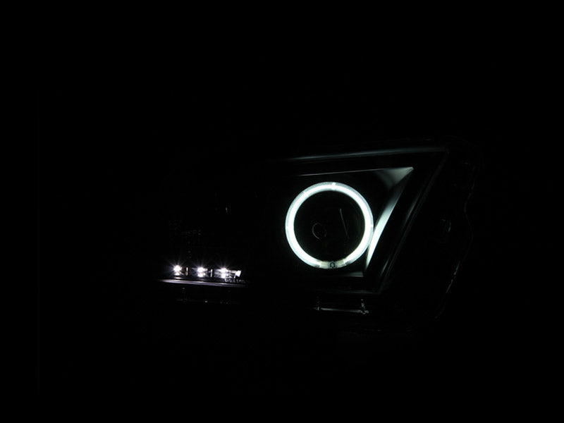 2010-2014 Ford Mustang Projector Headlight Set W/Halo
