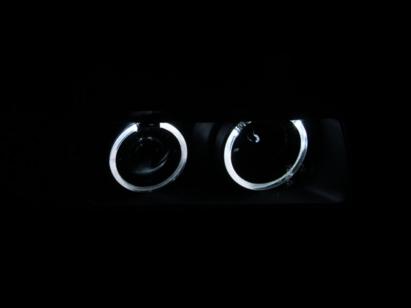 1992-1998 BMW 318i / 1992-1995 BMW 320i / 1992-1995 BMW 325i Projector Headlight Set W/Halo