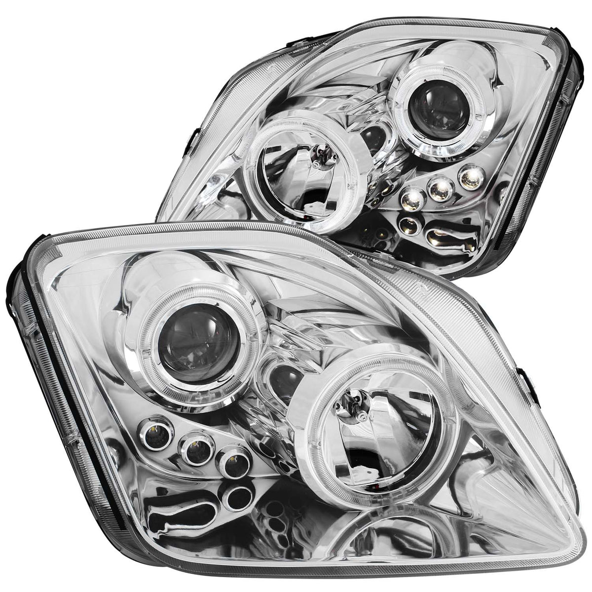 1997-2001 Honda Prelude Projector Headlight Set W/Halo