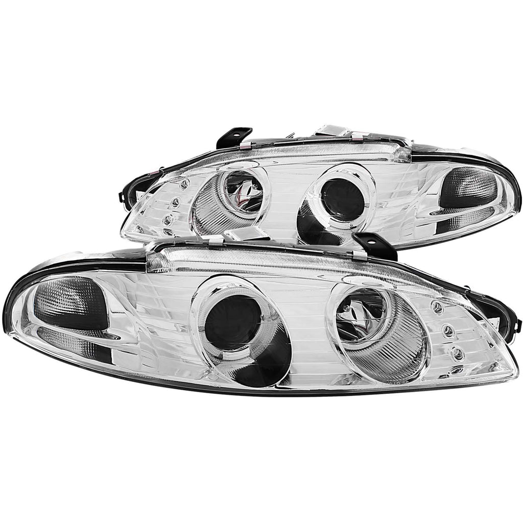 1997-1999 Mitsubishi Eclipse Projector Headlight Set W/Halo