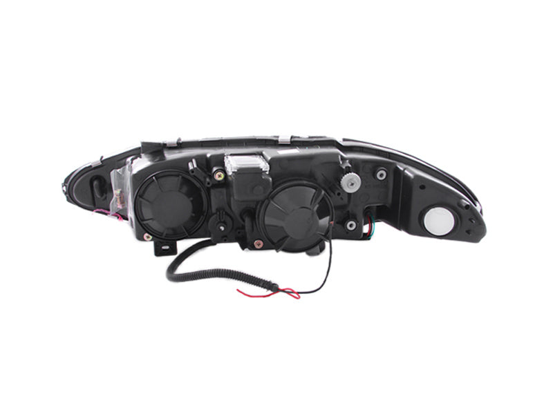 1997-1999 Mitsubishi Eclipse Projector Headlight Set W/2 Halos