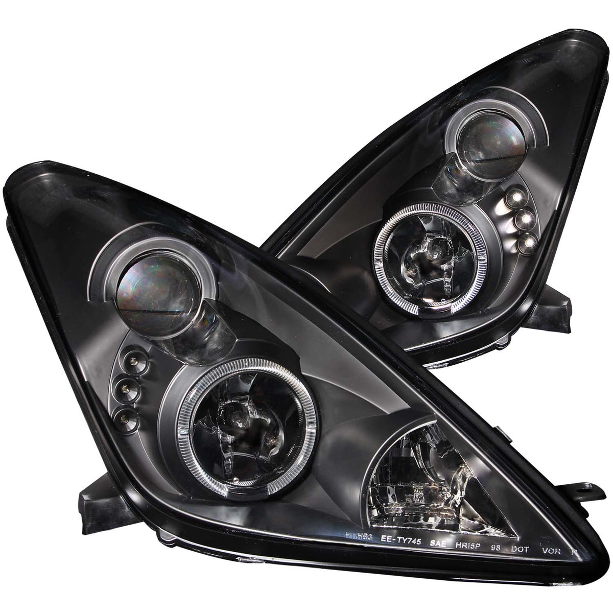 2000-2005 Toyota Celica Projector Headlight Set W/Halo