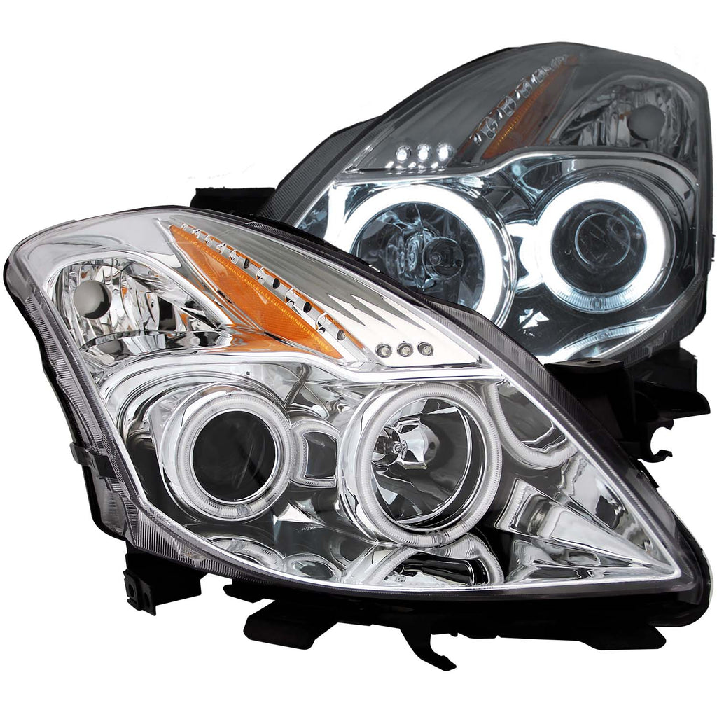 2008-2010 Nissan Altima Projector Headlight Set W/Halo
