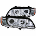 2000-2003 BMW X5 Projector Headlight Set W/Halo