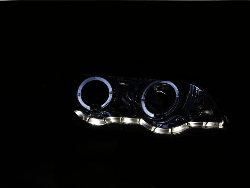 2000-2003 BMW X5 Projector Headlight Set W/Halo
