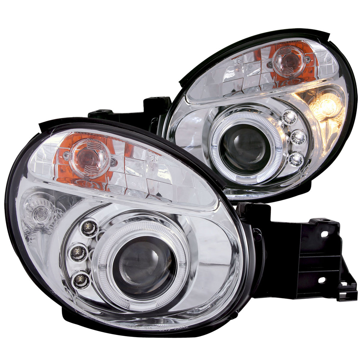 2002-2003 Subaru Impreza Projector Headlight Set W/Halo