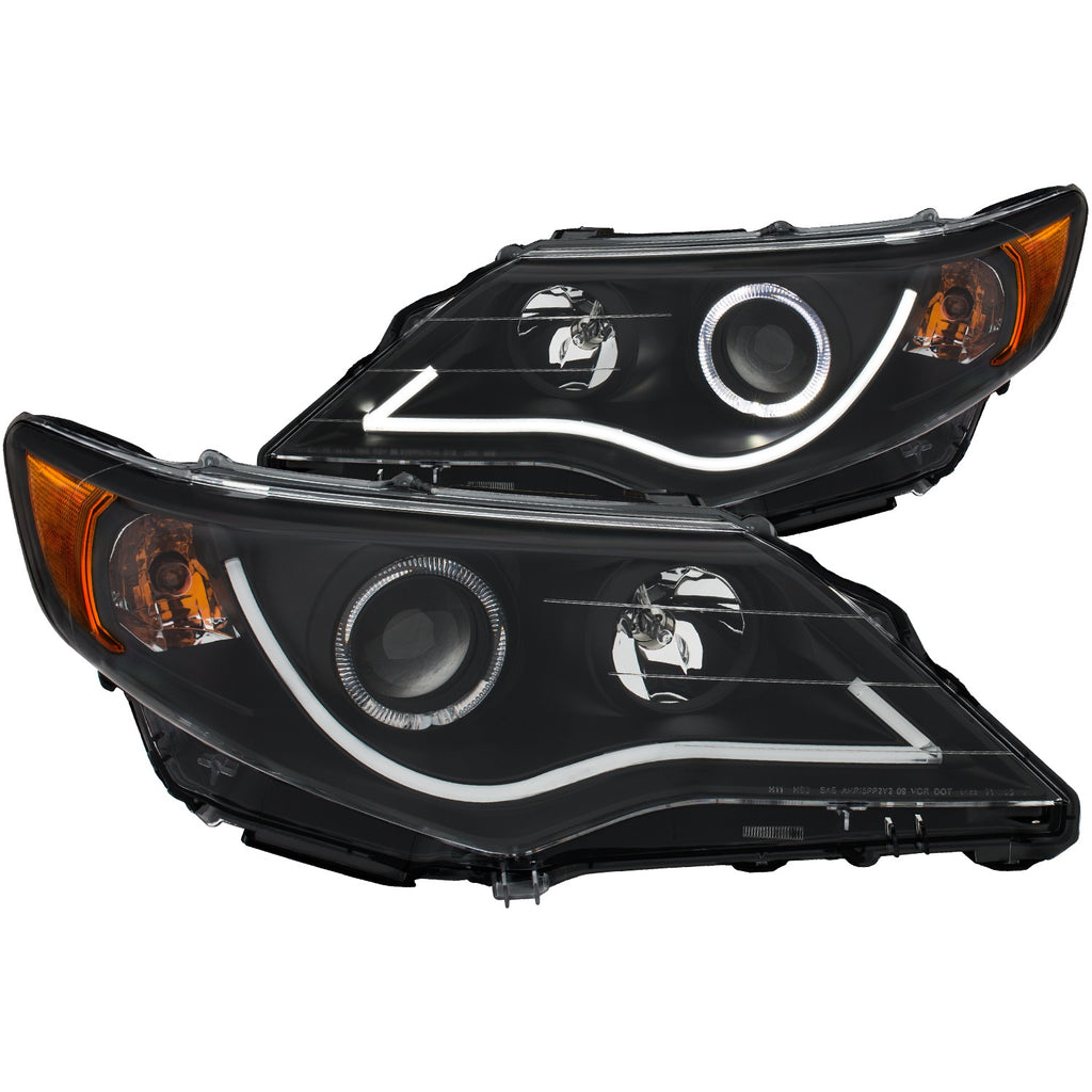 2012-2013 Toyota Camry Projector Headlight Set W/Halo