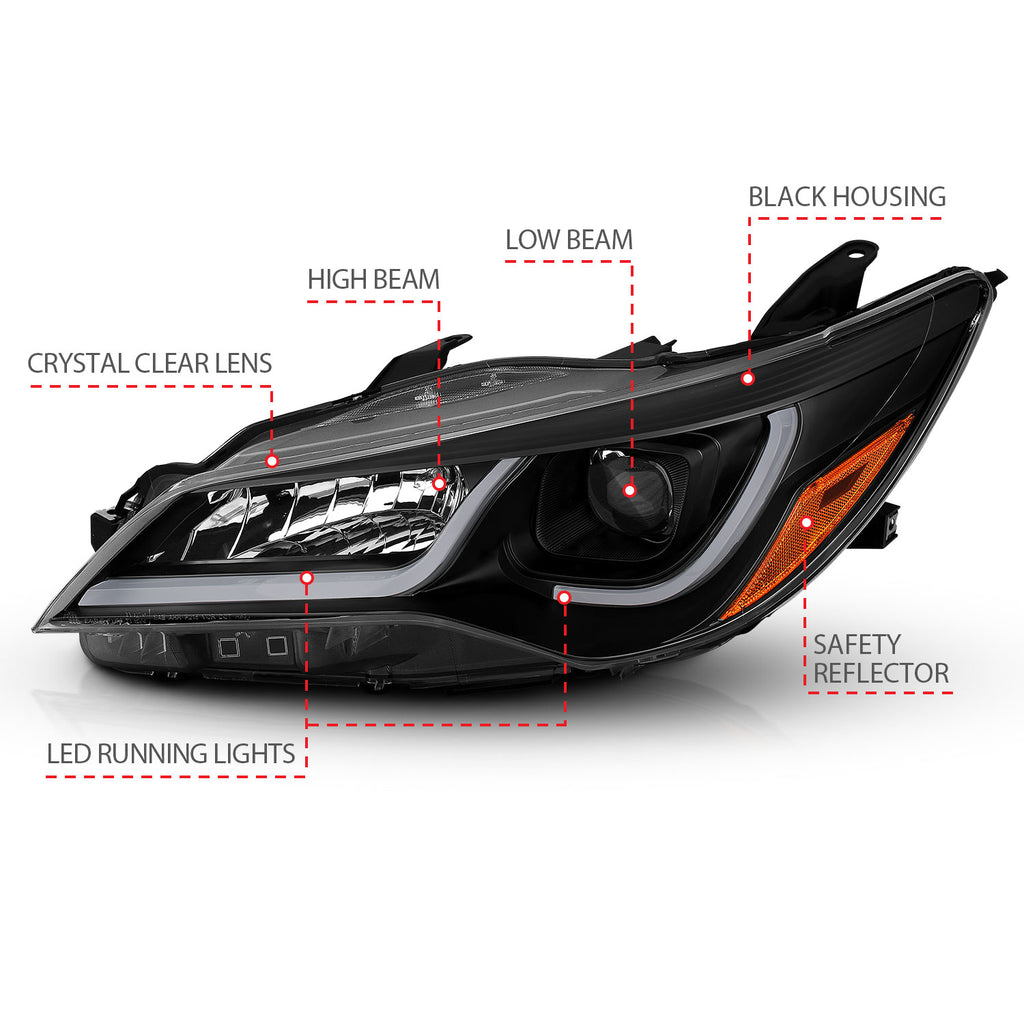 2015-2017 Toyota Camry Projector Headlight Set