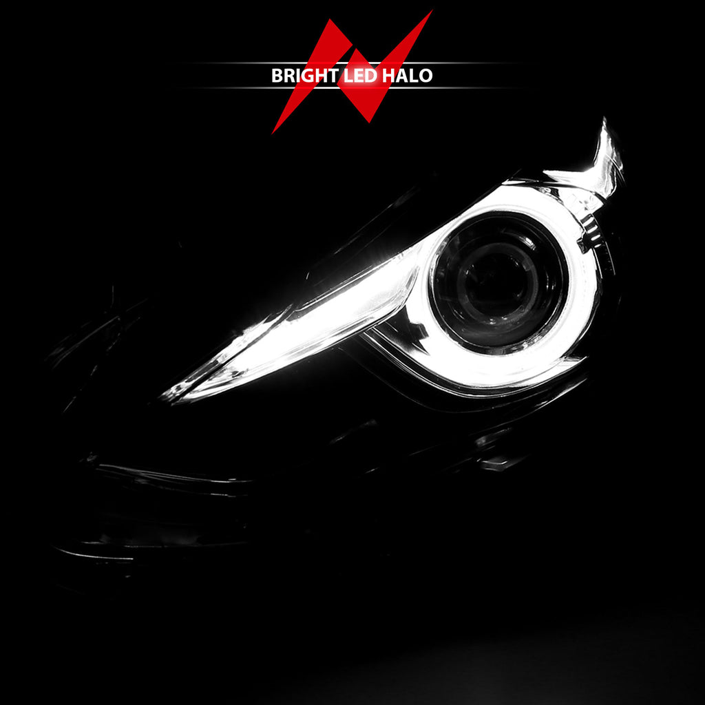 2014-2017 Mazda 3 Projector Headlight Set W/ LED Halo